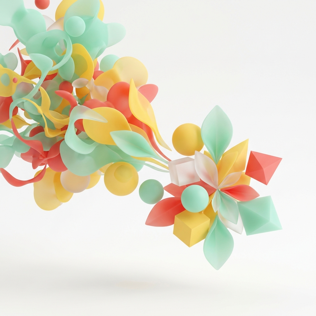 Abstract Spring Clarity Illustration